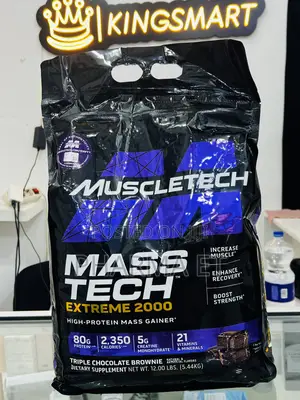 Photo - Masstech Extreme 2000 5.44kg High Protein Mass Gainer