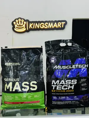 Photo - Optimum Nutrition Serious Mass and Muscle Tech Masstech Extreme 5.44kg