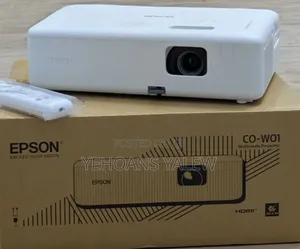 Brand New Epson Projector Co-W01 With Cartoon With Best Image Quality