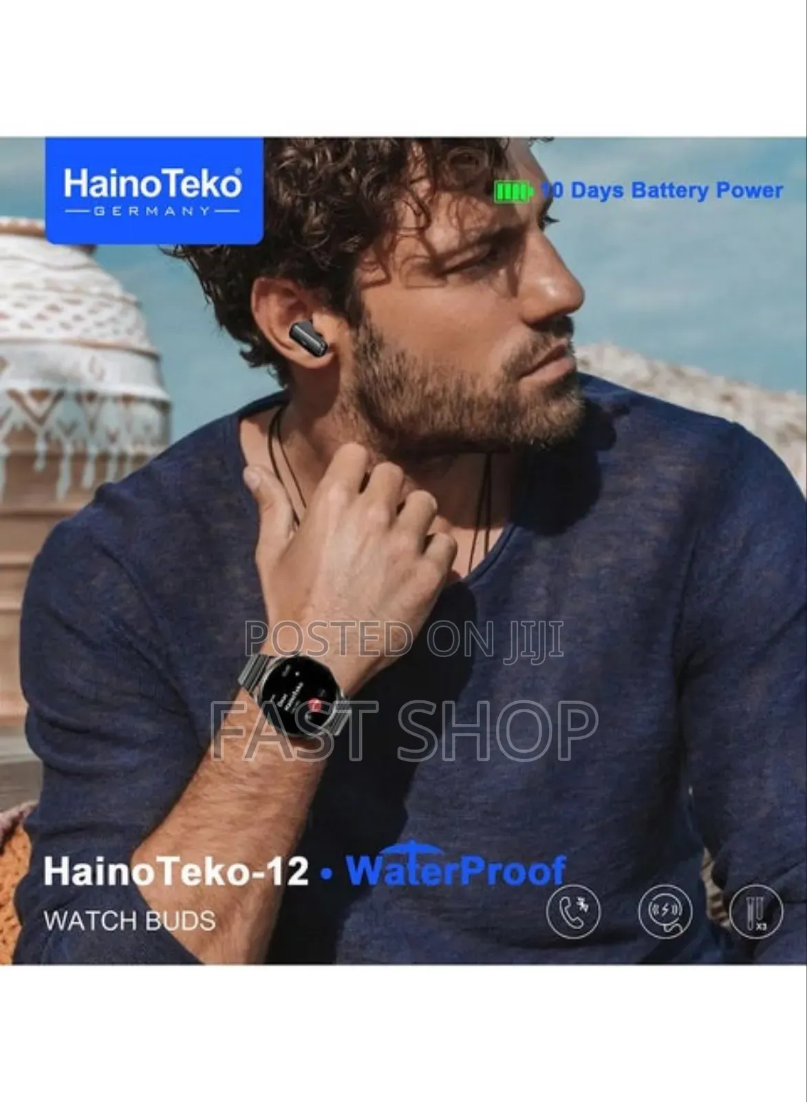 Haino Teko 12 Smart Watch and Earbuds