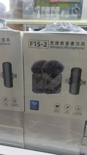 F15-2 ማይክ ከነፀጉሩ (በብዛትና በፍሬ) | Pro Mic With Windshield 
