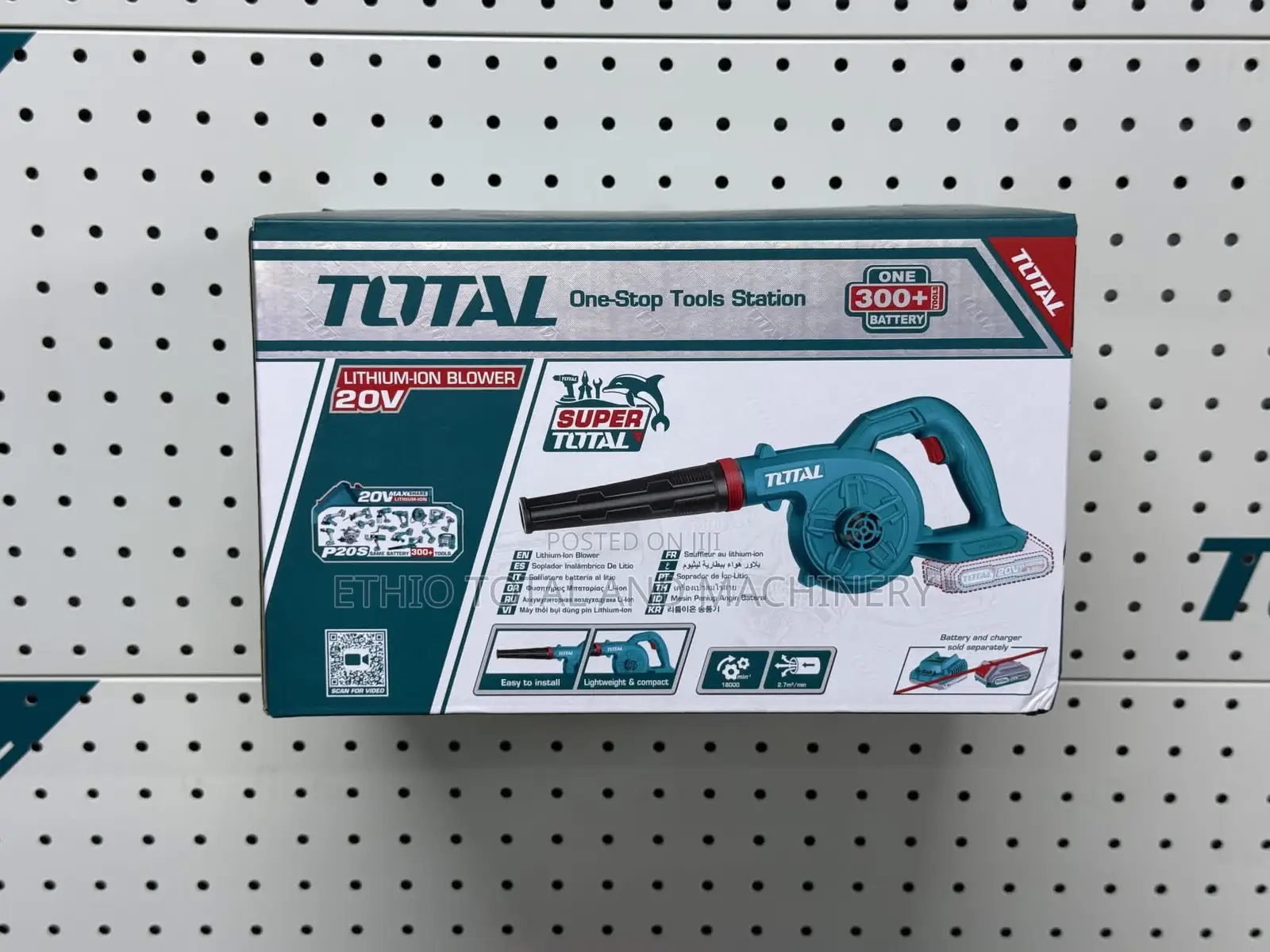 Total Chargeable Blower 20 Volt With Battery Charger