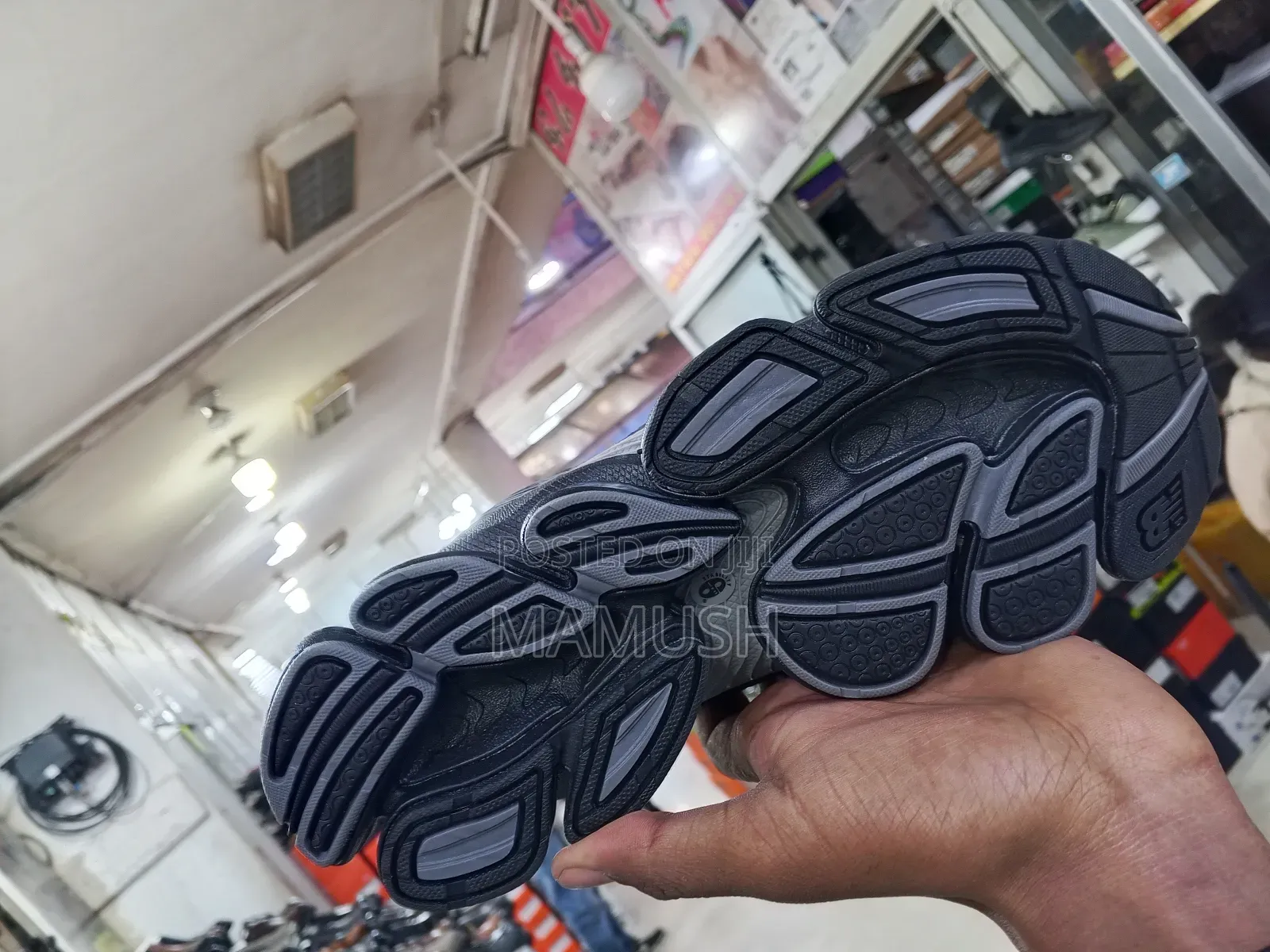 This Anew Balance Abzorb Snicker in a Grey and Blue Colorway