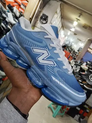 This Anew Balance Abzorb Snicker in a Grey and Blue Colorway