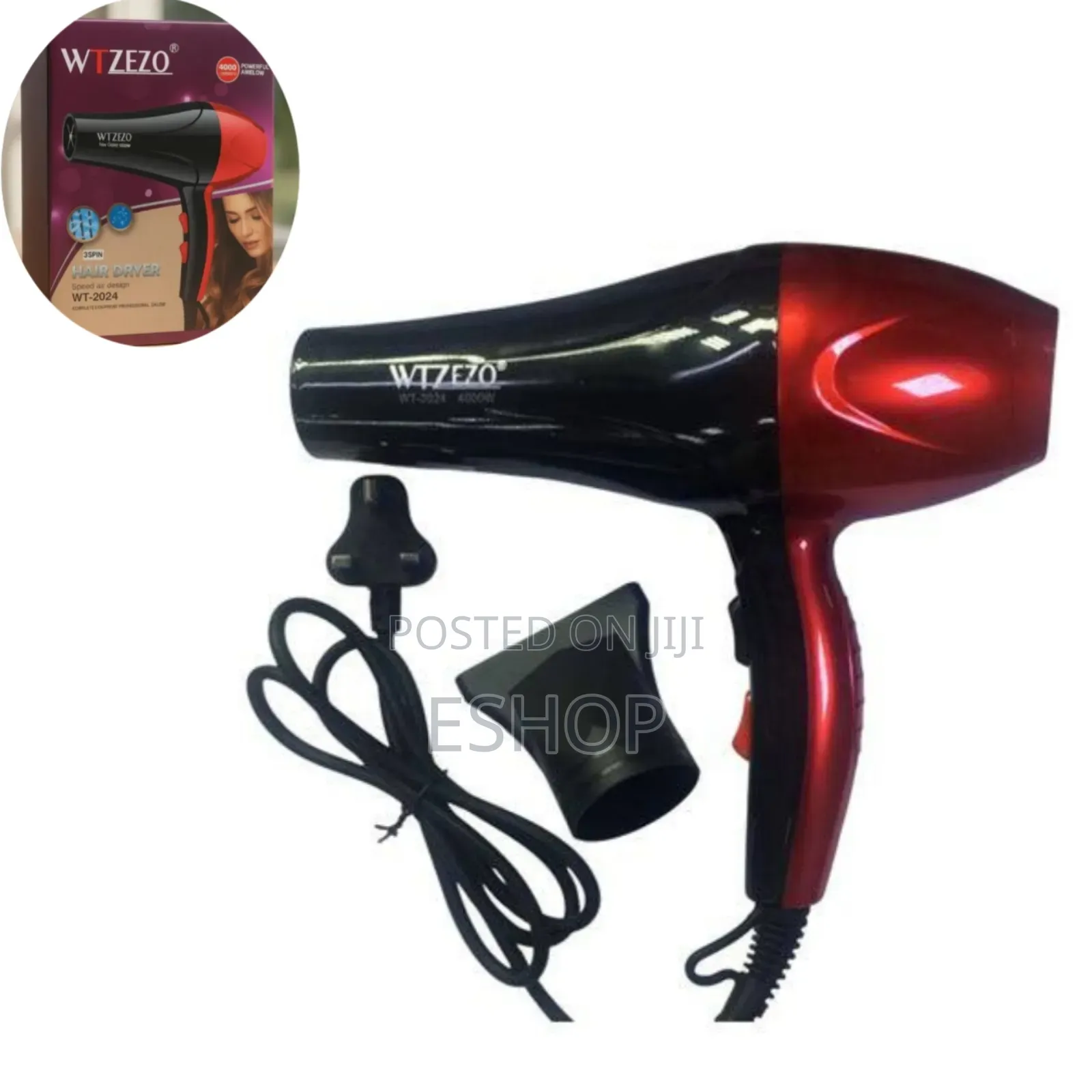 Professional Ionic Dryer With 4000 Powerful Airelow