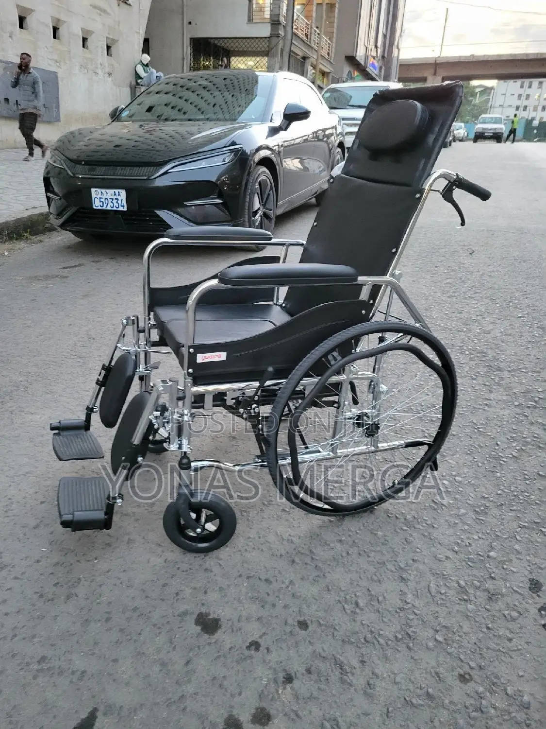Toilet Wheelchair窟段wilcher#Portable Wheelchair:Chair Collapses Easily