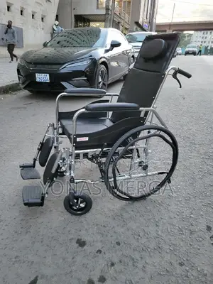 Toilet Wheelchair窟段wilcher#Portable Wheelchair:Chair Collapses Easily