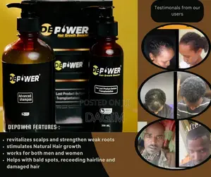 Photo - Depower Hair Growth Booster + Advanced Shampoo (100% Natural)