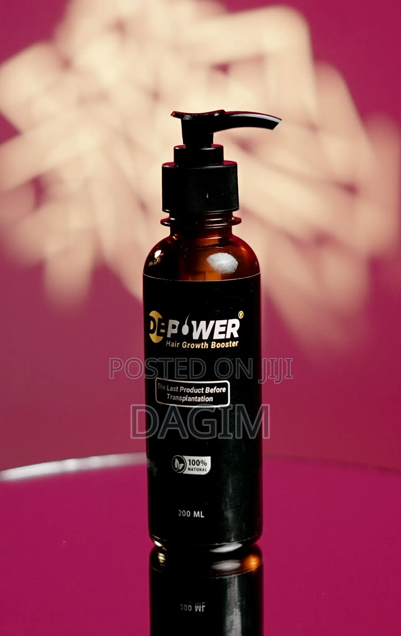 Depower Hair Growth Booster + Advanced Shampoo (100% Natural)