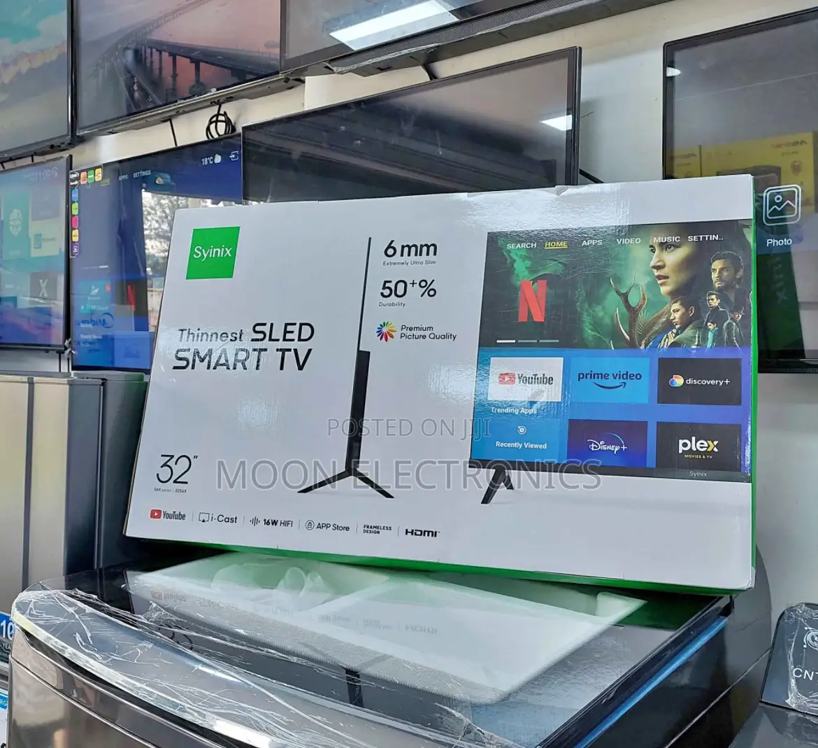  Syinix 32” Smart Tv – Compact Size, Big Features!