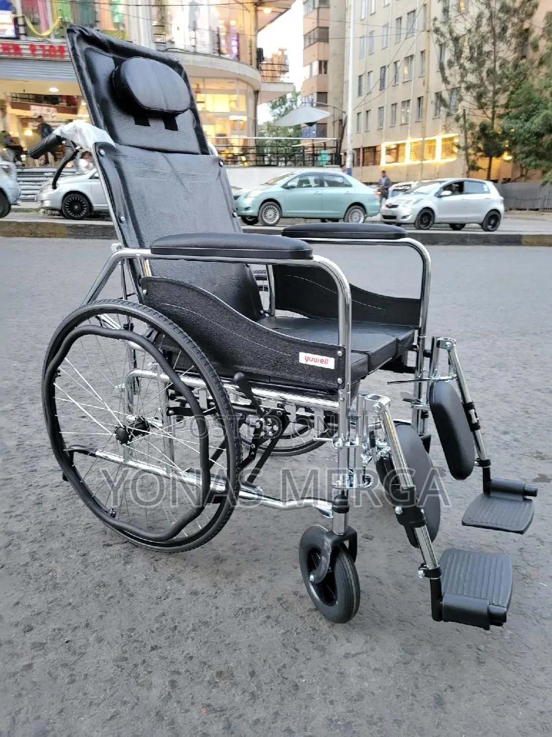 Bed Wheelchair輒嫈toilet Wheelchair 頸囝with Flip Back Removable Arms