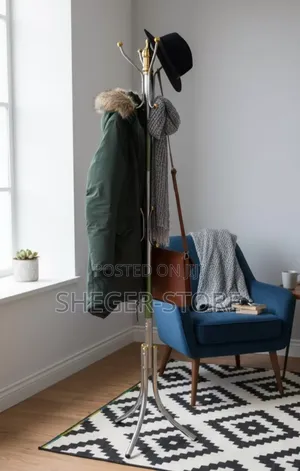Top16 Hook Coat Hanging Stand ( የኮት/የከረቫት/የስካርቭ፣ኮፍያ እና ቦርሳ መስቀያ )
