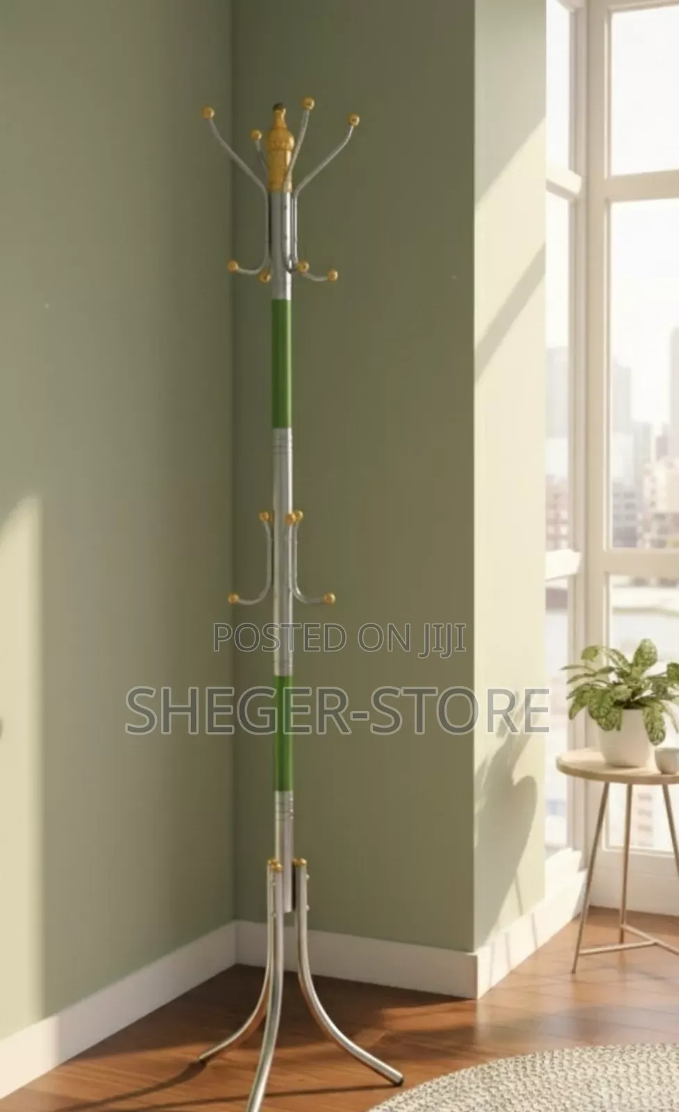 Top16 Hook Coat Hanging Stand ( የኮት/የከረቫት/የስካርቭ፣ኮፍያ እና ቦርሳ መስቀያ )
