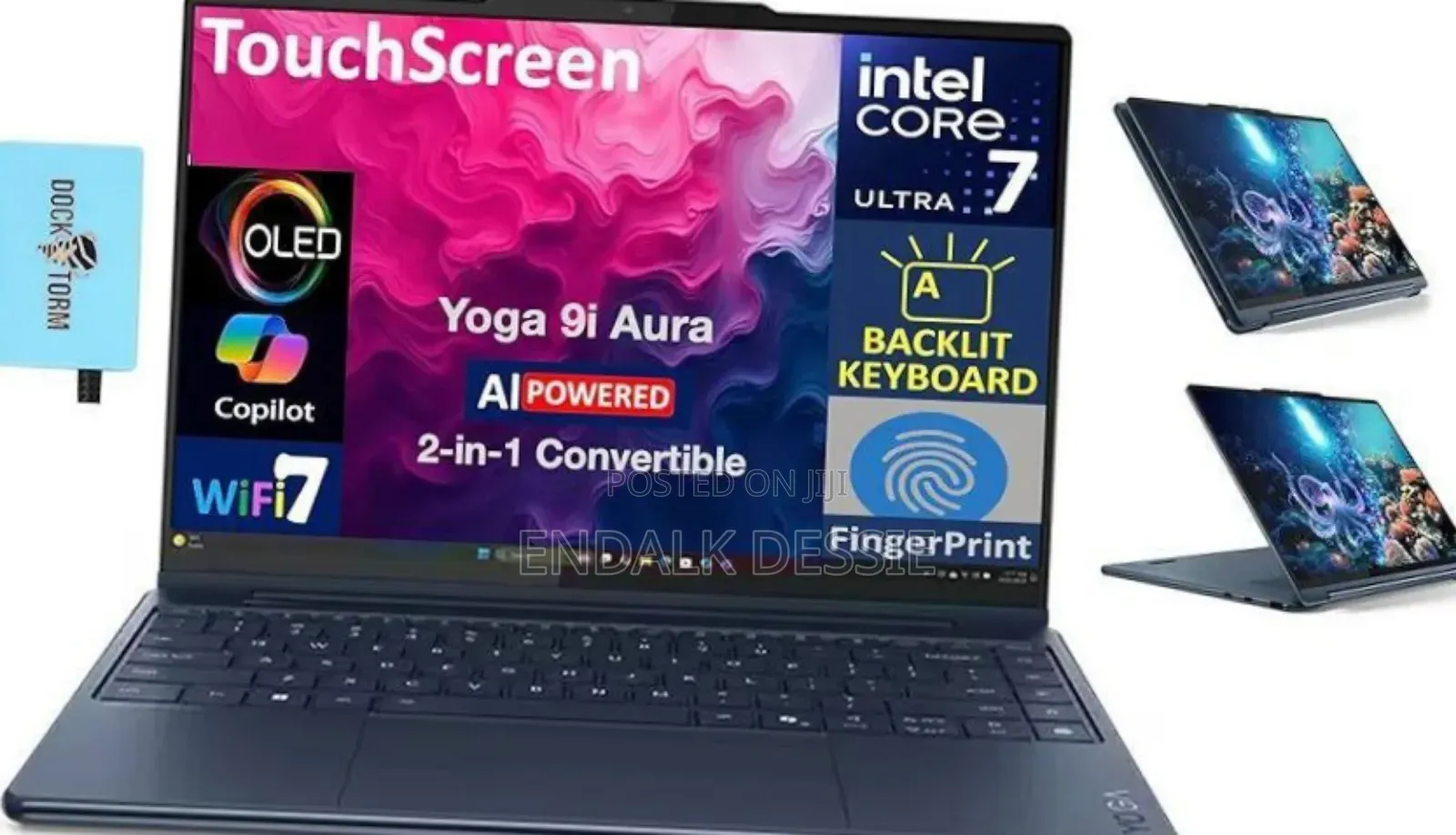 New Laptop Lenovo Yoga Book 9i 32GB Intel Atom SSD 1T