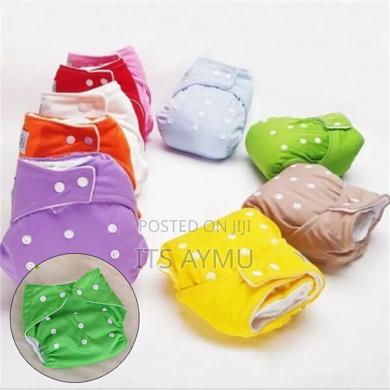 Wholesale Cover Diaper Solid Reusable Adjustable Diaper Cloth Washable