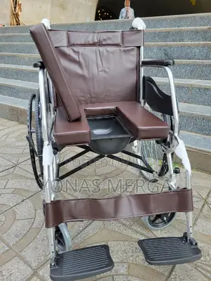 Toilet Wheelchair竉歲wheel Chair - Weight Capacity 150kgs