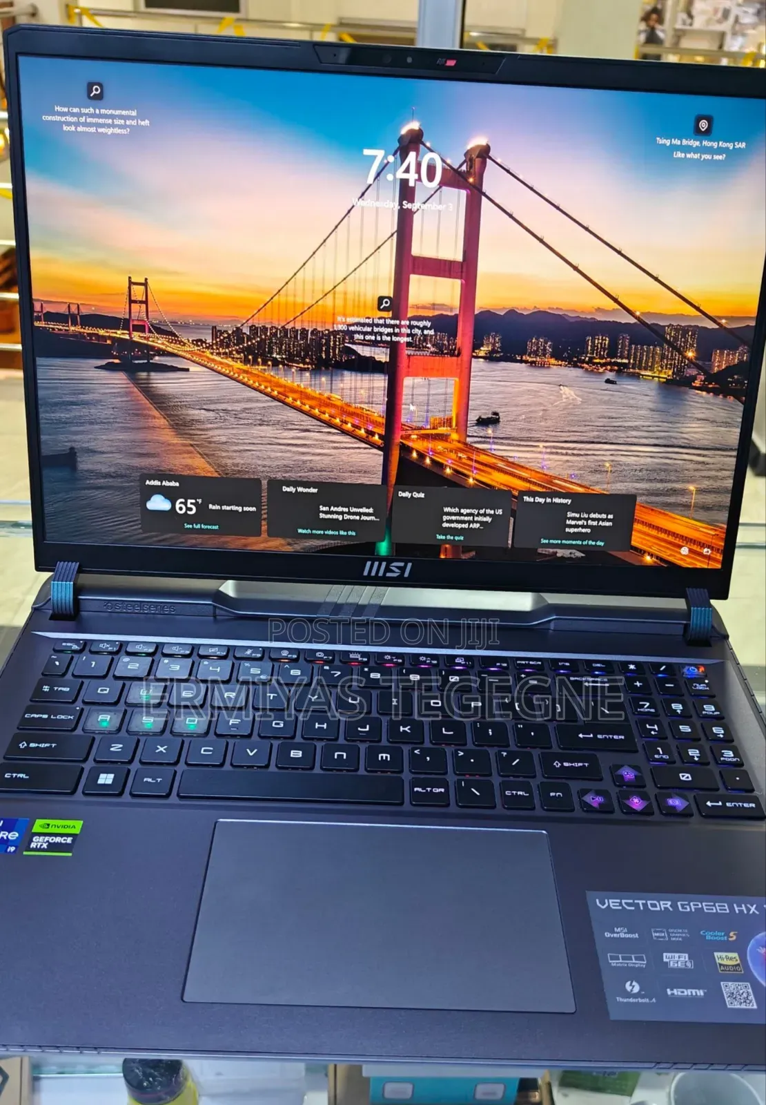 New Laptop Acer Nitro 5 16GB Intel Core I9 SSD 1T