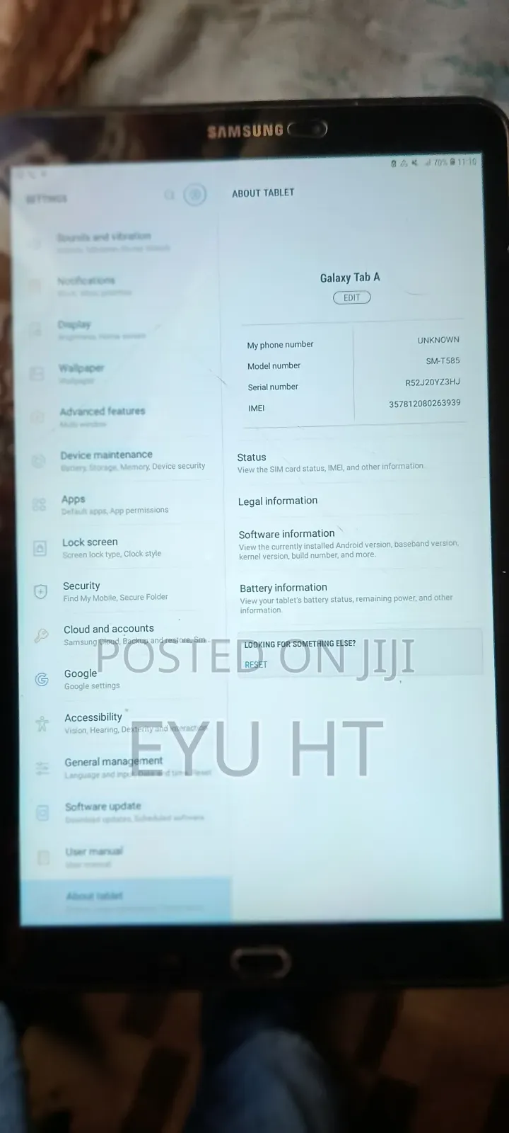 Samsung Galaxy Tab A 10.1 (2016) 16 GB Black