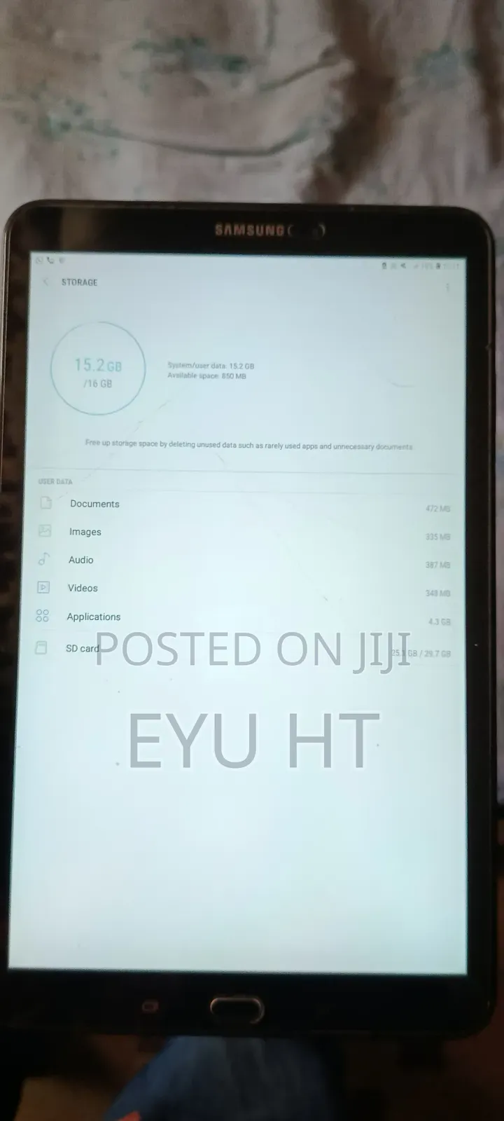 Samsung Galaxy Tab A 10.1 (2016) 16 GB Black