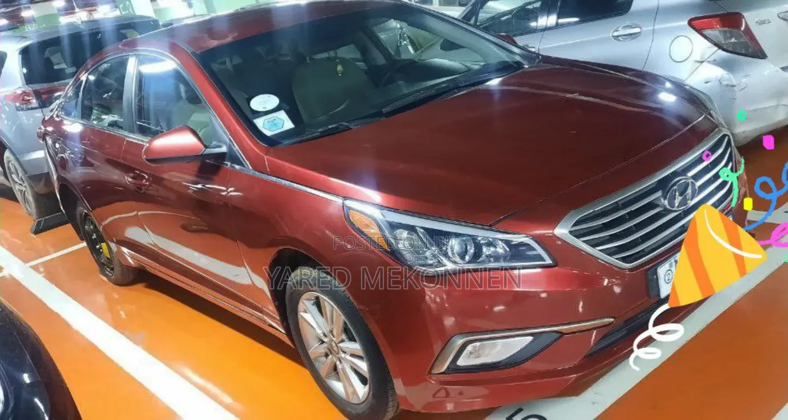 Hyundai Sonata 2014 Red