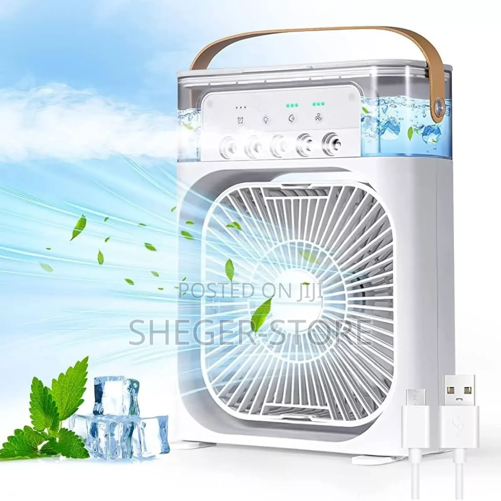 Orginal 2 in 1 Air Cooler and Fan ( ቤት ያቀዘቅዛል እንዲሁም በመልካም መዓዛ ያውዳል )