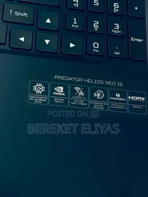 New Laptop Acer Predator Helios Neo 16 16GB Intel Core I9 SSD 1T