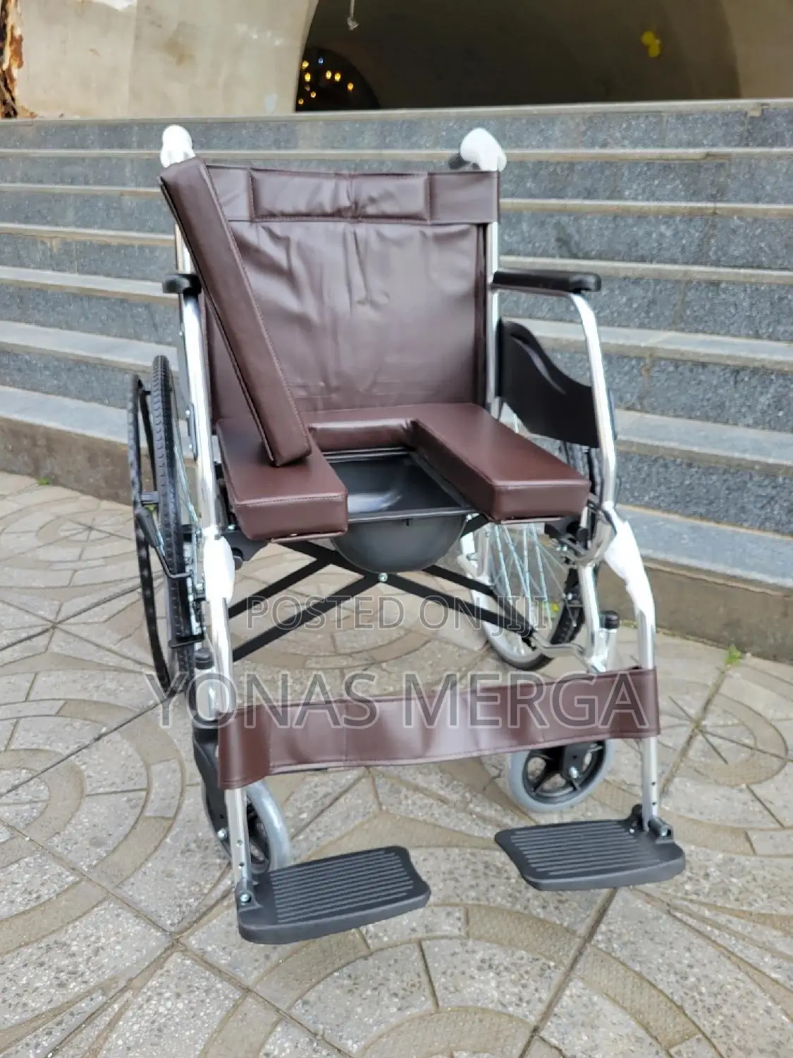 Toilet Wheelchair鄜訇wheelchair%Footrest,Comfortable Cushion蜂怜wheelchair