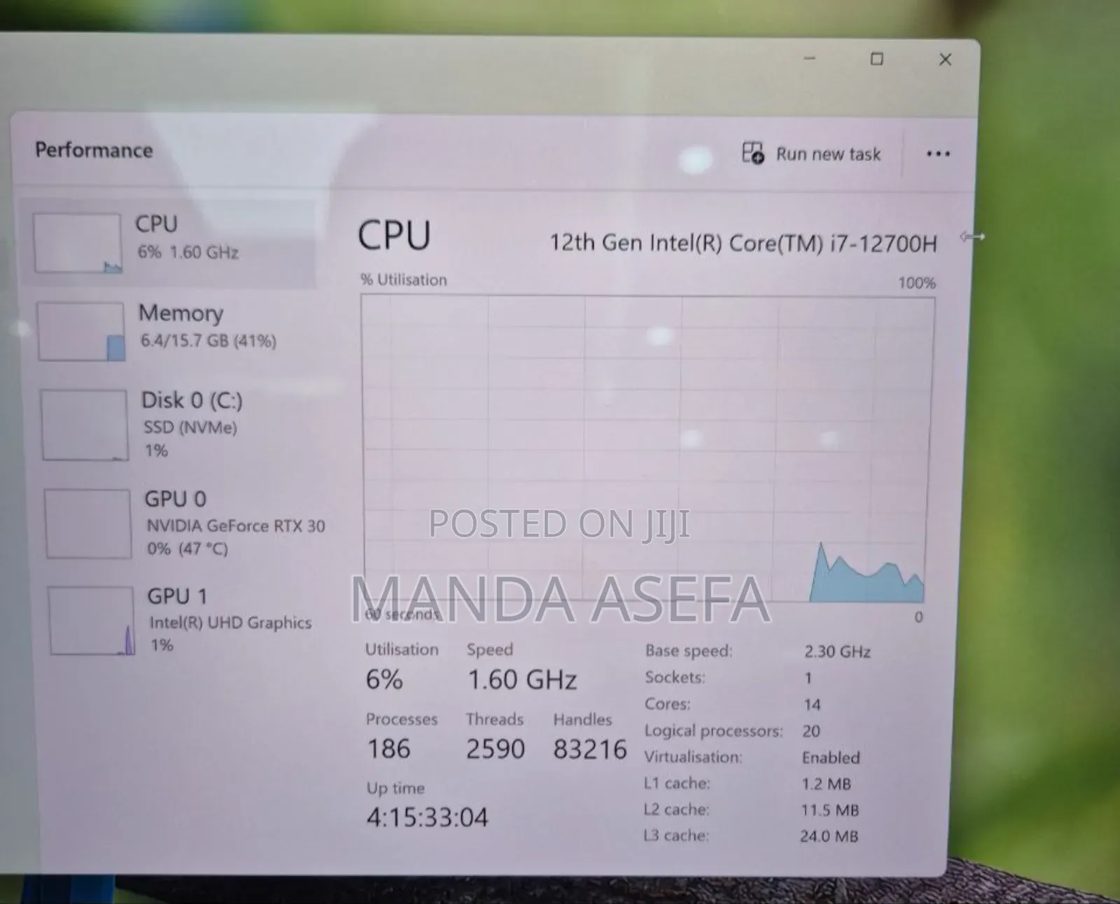 New Laptop Dell XPS 15 32GB Intel Core I7 SSD 1T