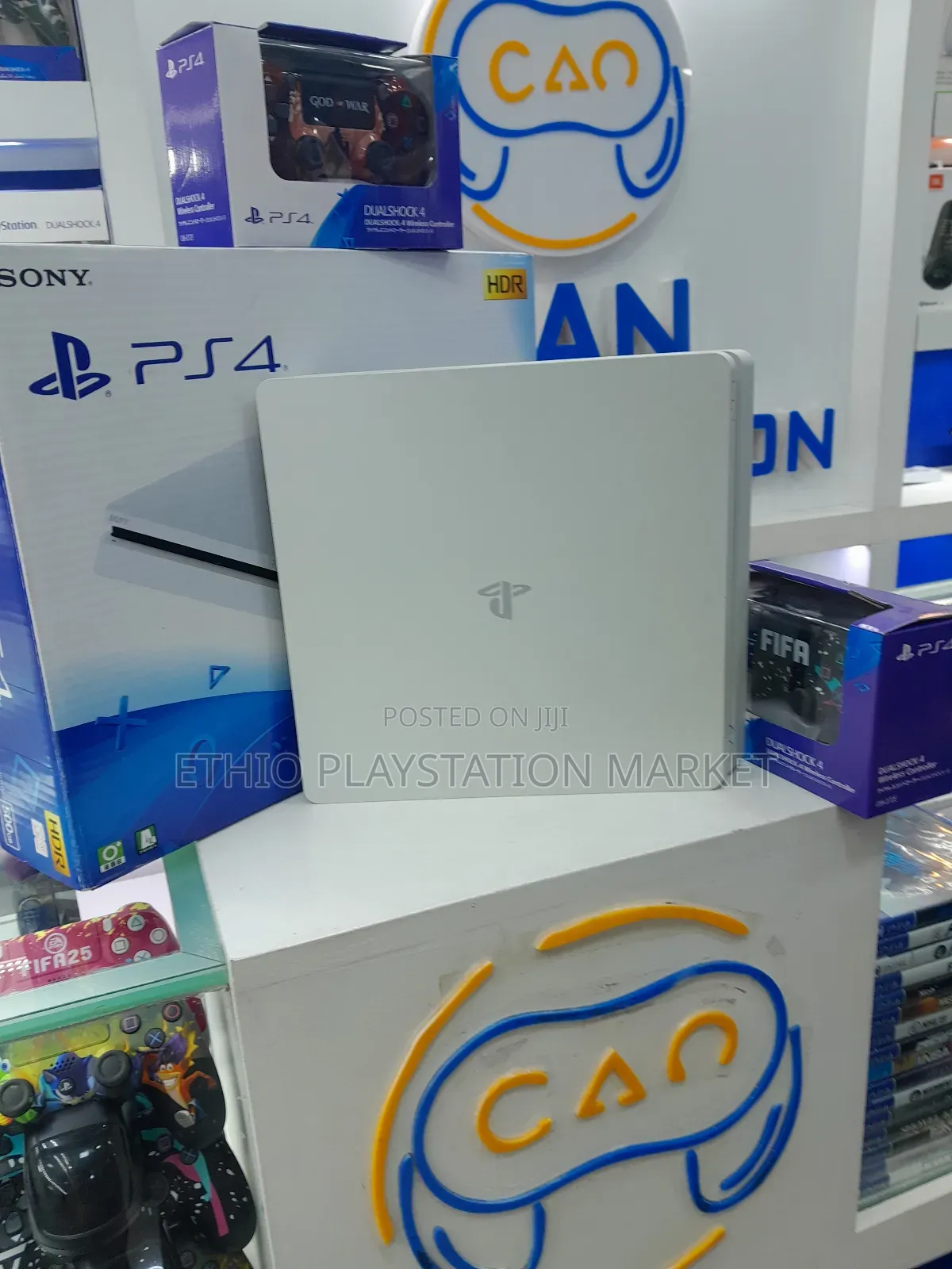 Playstation 4 Slim (ማንኛውም Playstation መግዛት ከፈለጉ ይደውሉልን )