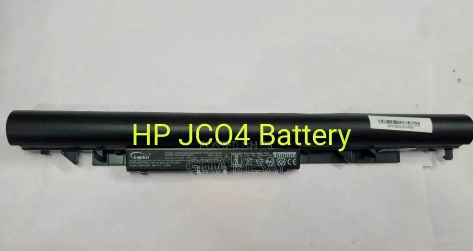 Hp Jc04 Laptop Battery Replacement Li-Ion for Hp Pavilion