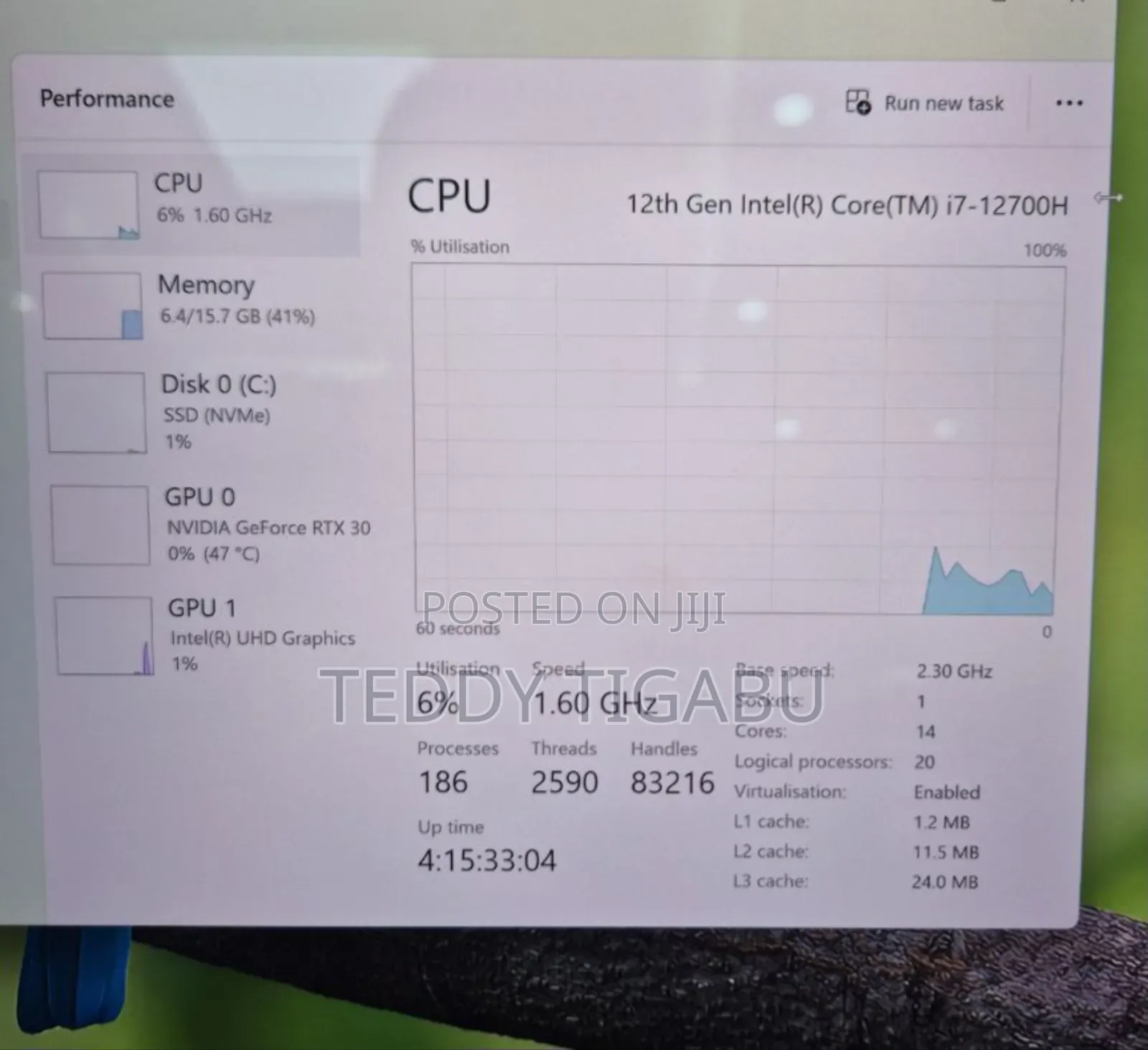 New Laptop Dell XPS 15 16GB Intel Core I7 SSD 512GB