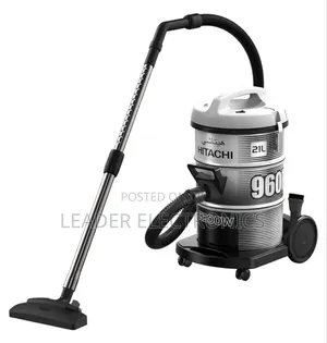 Photo - Hitachi Vacuum Cleaner 2200 Watts, 21 Liters,Gray - Cv-960f Ss220