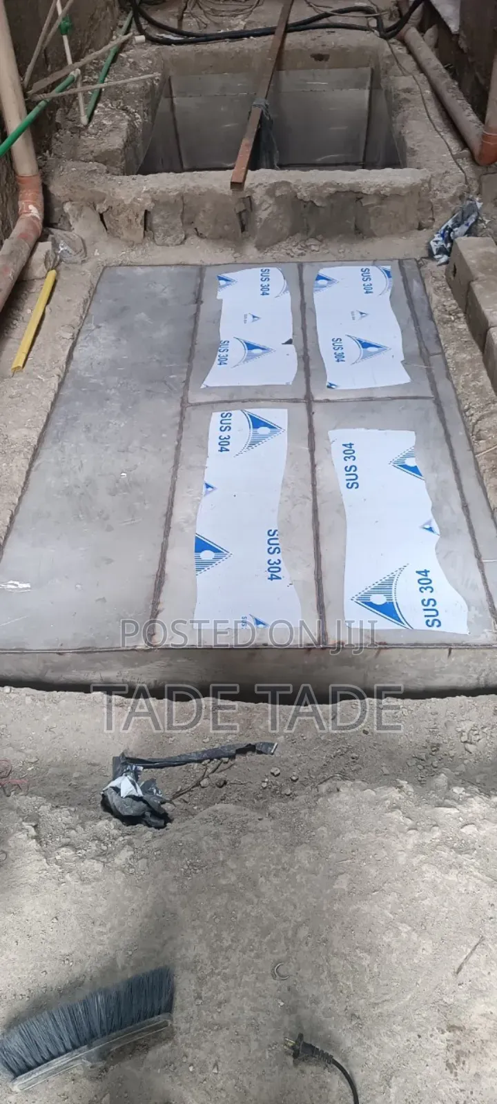 Ground Stianless Steel Water Tanker