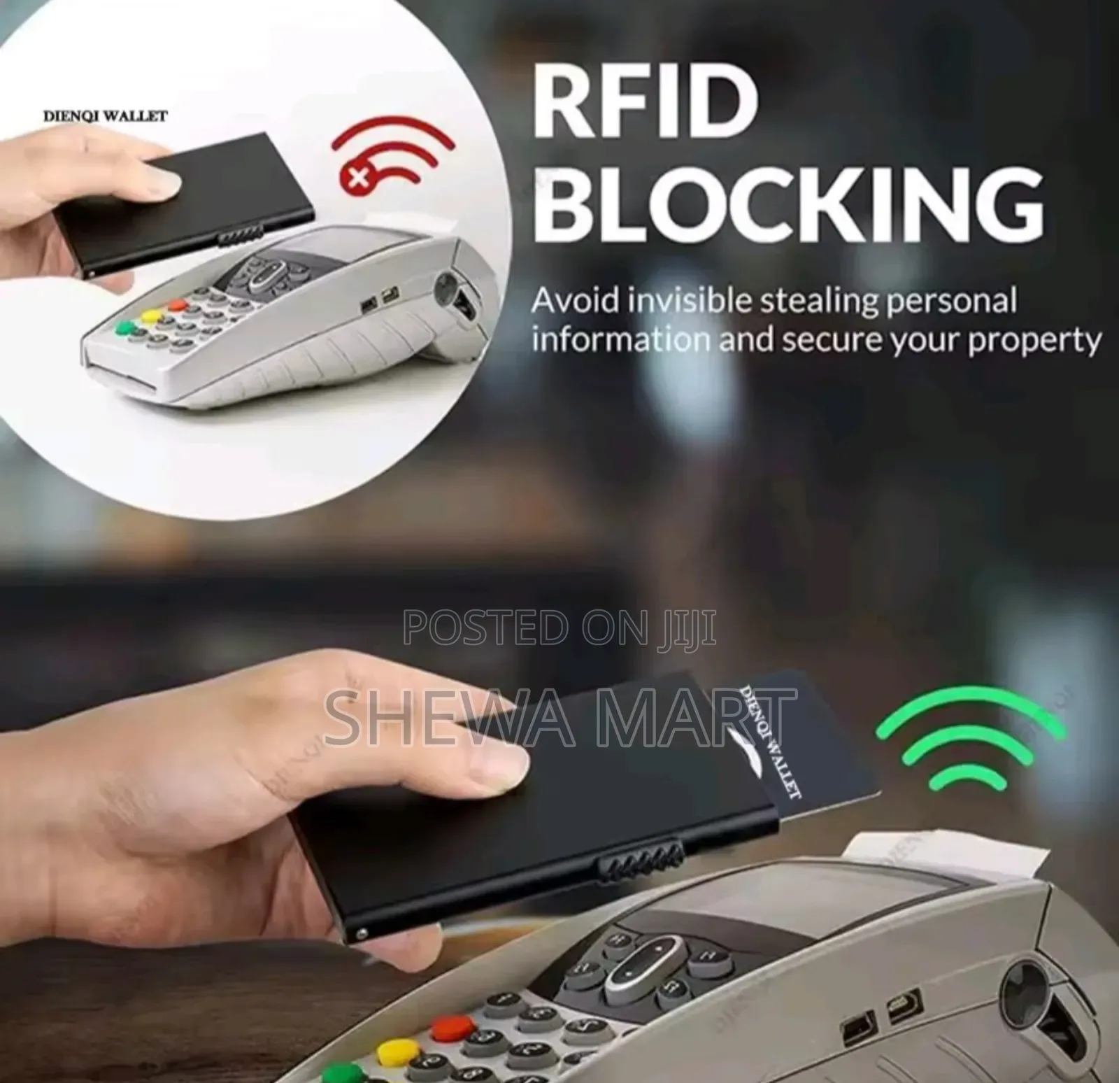 Smart Wallet Metal Thin Slim Men Women Wallets Pop Up Minimalist Walle