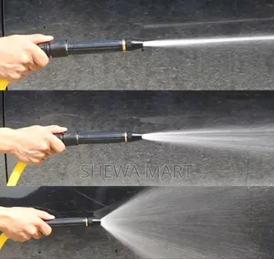Photo - High Pressure Washer Spray Gun, Adjustable Metal Nozzle, Plastic Car