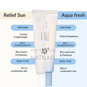 Beauty of Joseon Relief Sun Aqua-Fresh Rice + B5 Spf50+