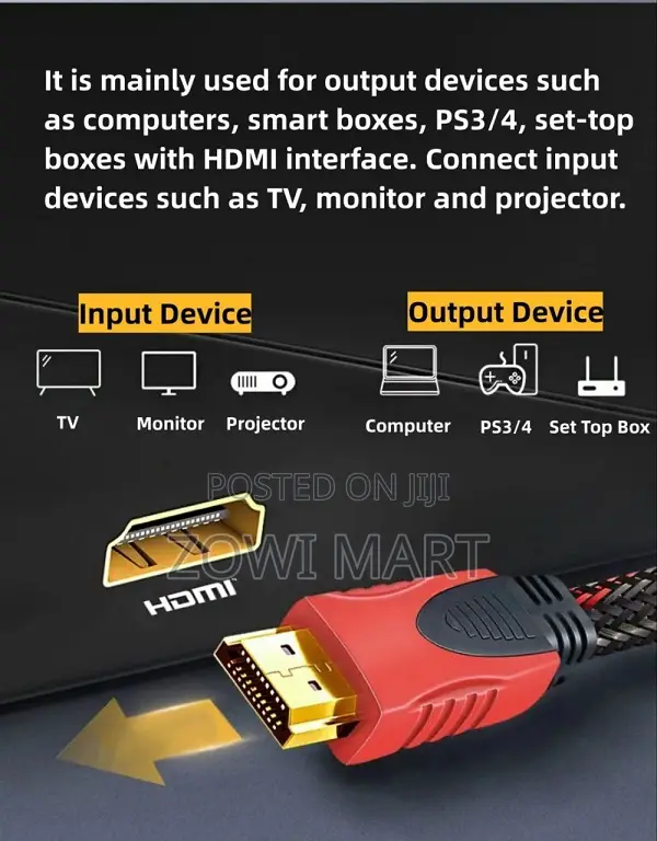 Hdmi to Hdmi Cable – 10 Meters