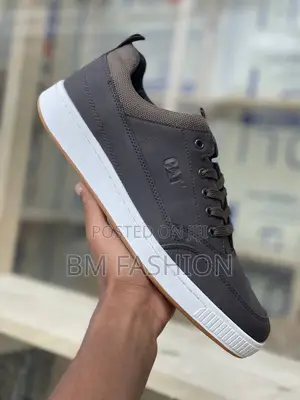 Photo - Brown Leather Cat Footwear Sneakers