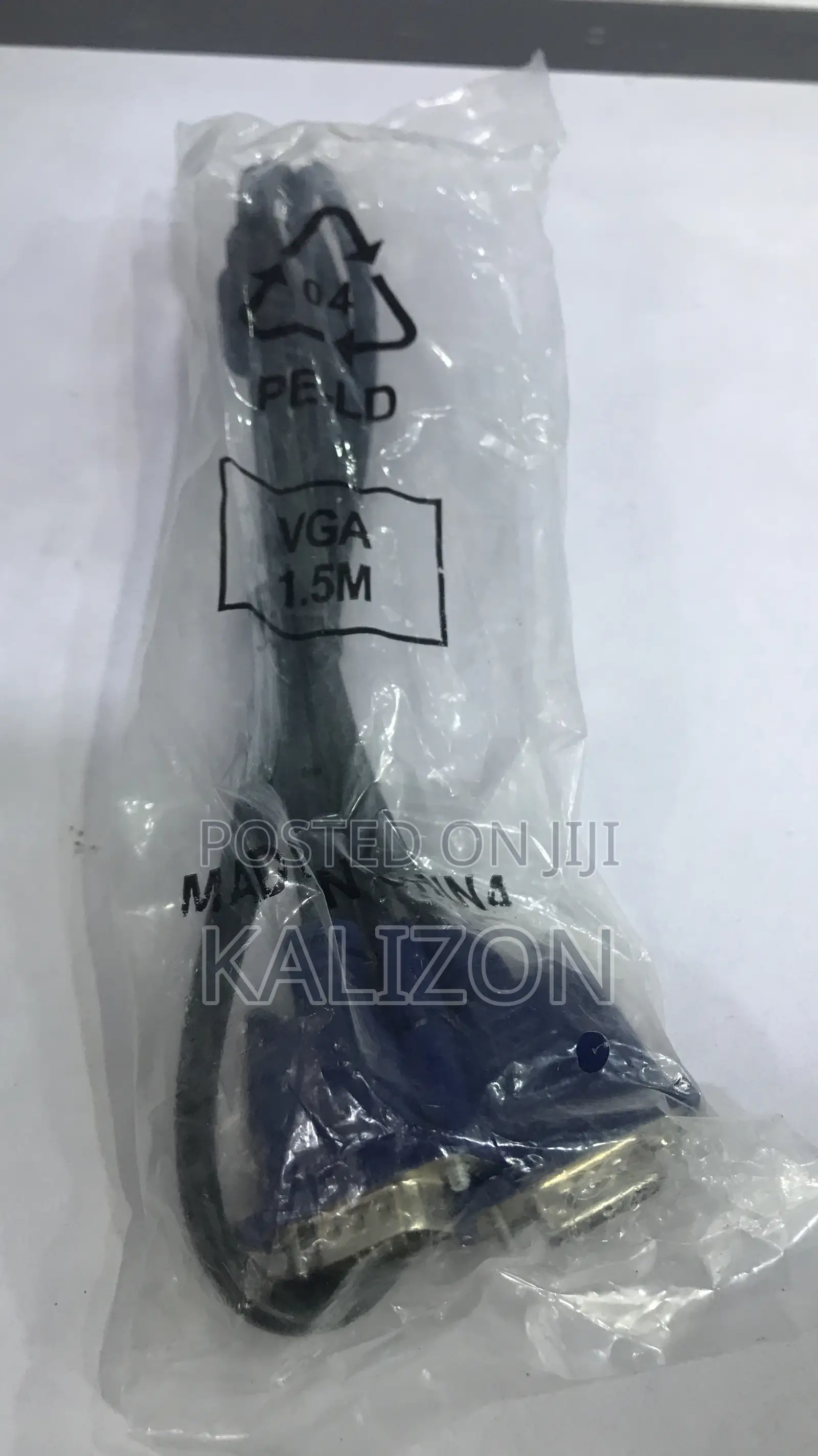 Vga Cable 1.5m ኮምፒውተር ኬብል