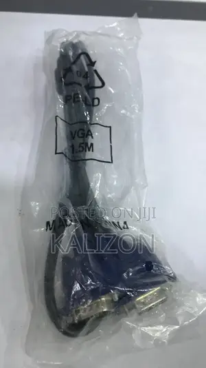 Vga Cable 1.5m ኮምፒውተር ኬብል