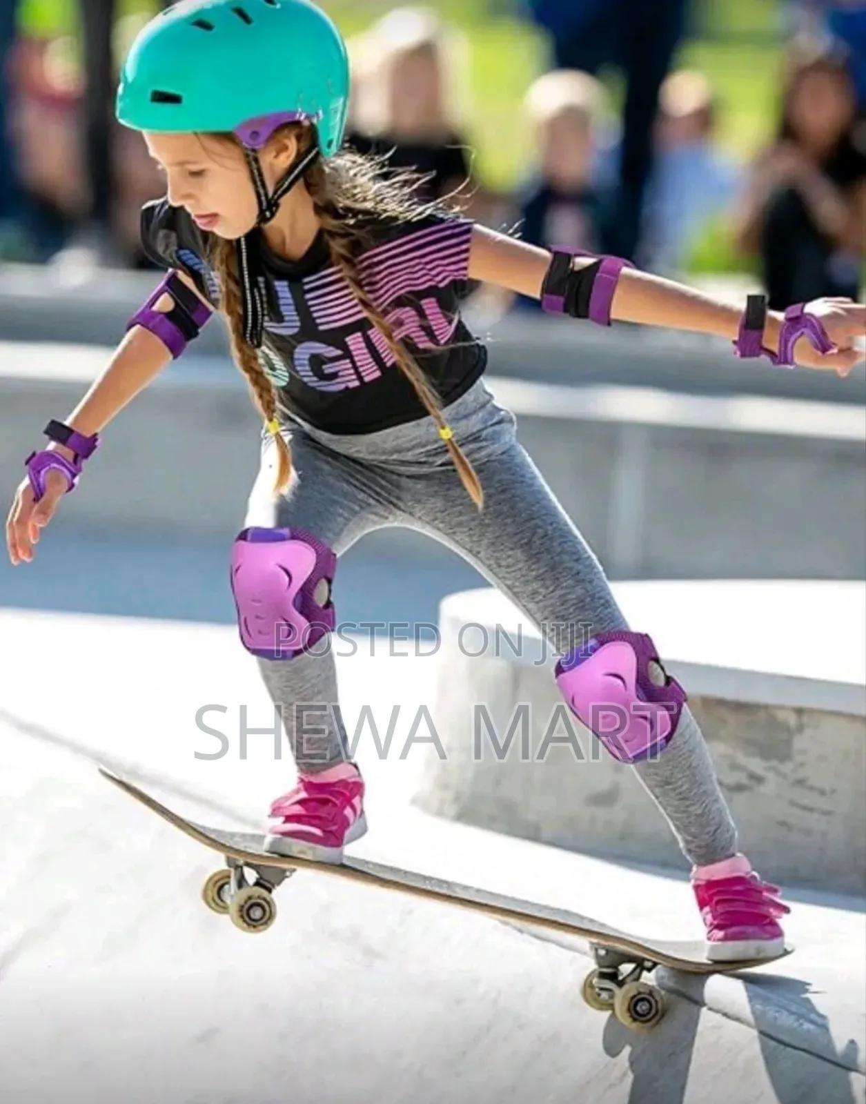 Kids/Youth Knee Pads Elbow Pads Wrist Guards Set for 3-15 Years,