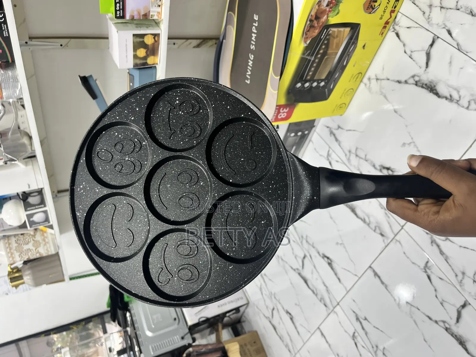 Smiley Face Non-Stick Pancake Maker