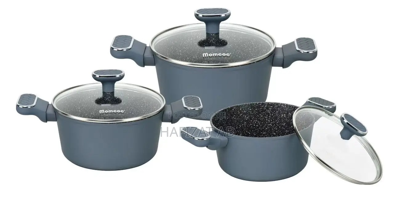 3pic Momcoc Non Stick Cookware