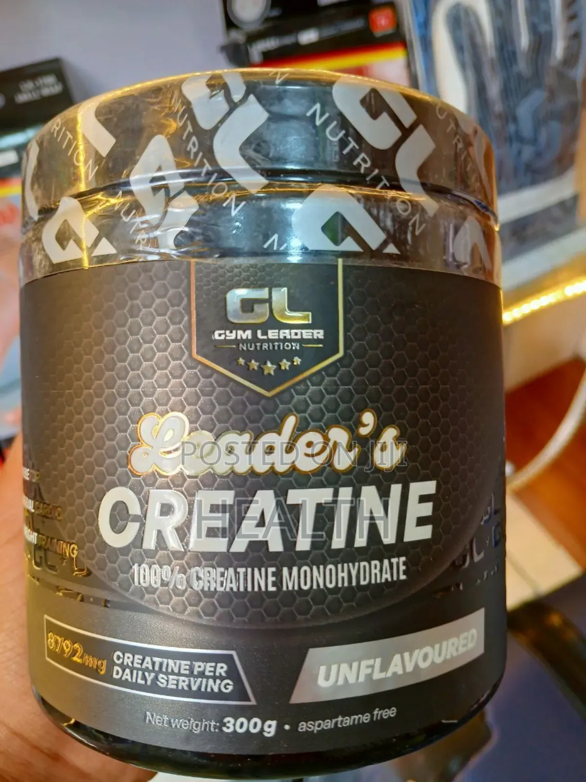 Unflavoured 100% Creatine Monohydrate 300gm
