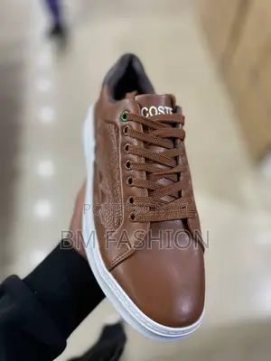 Brown Lacoste Sneakers on Sale