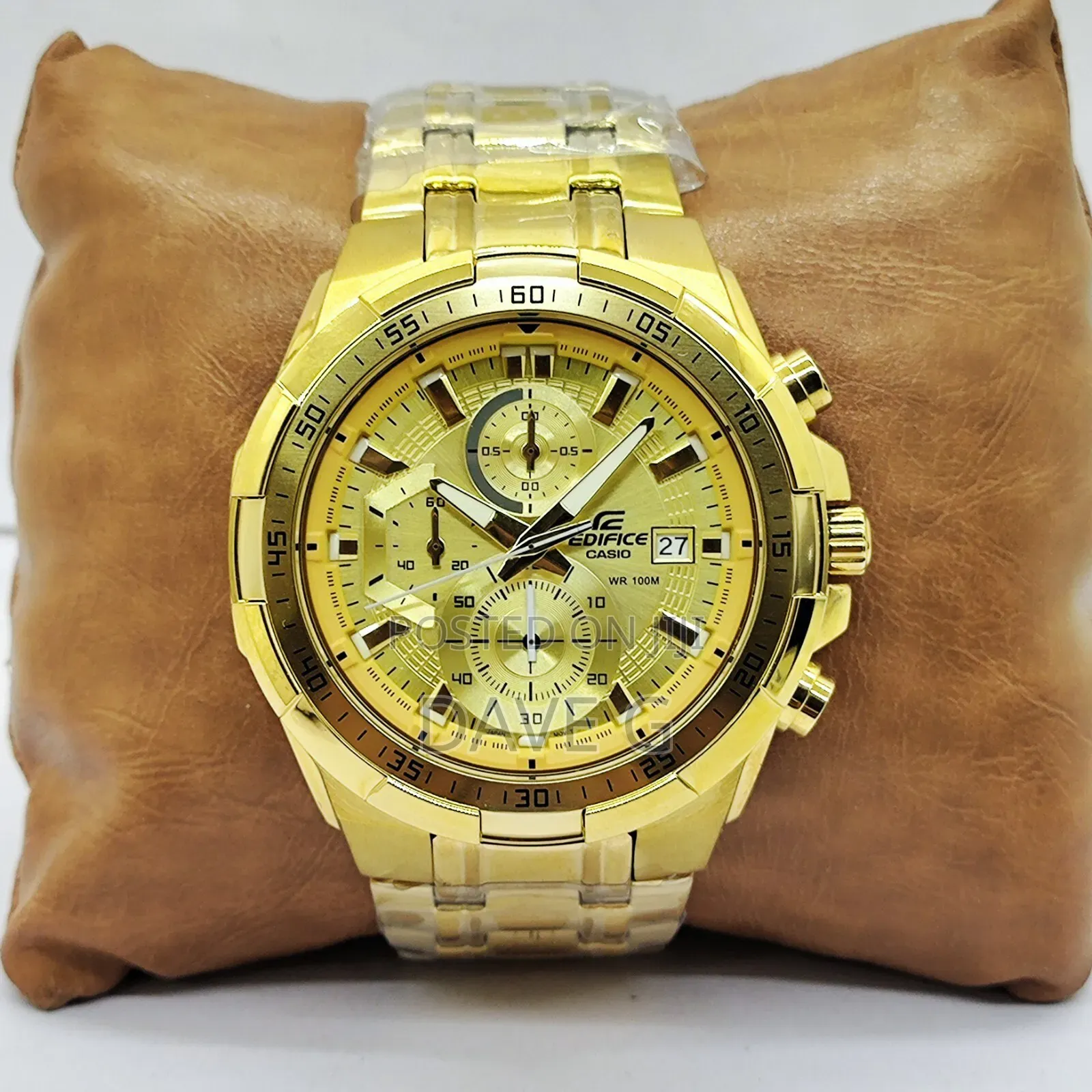 Edifice Casio Gold Watch
