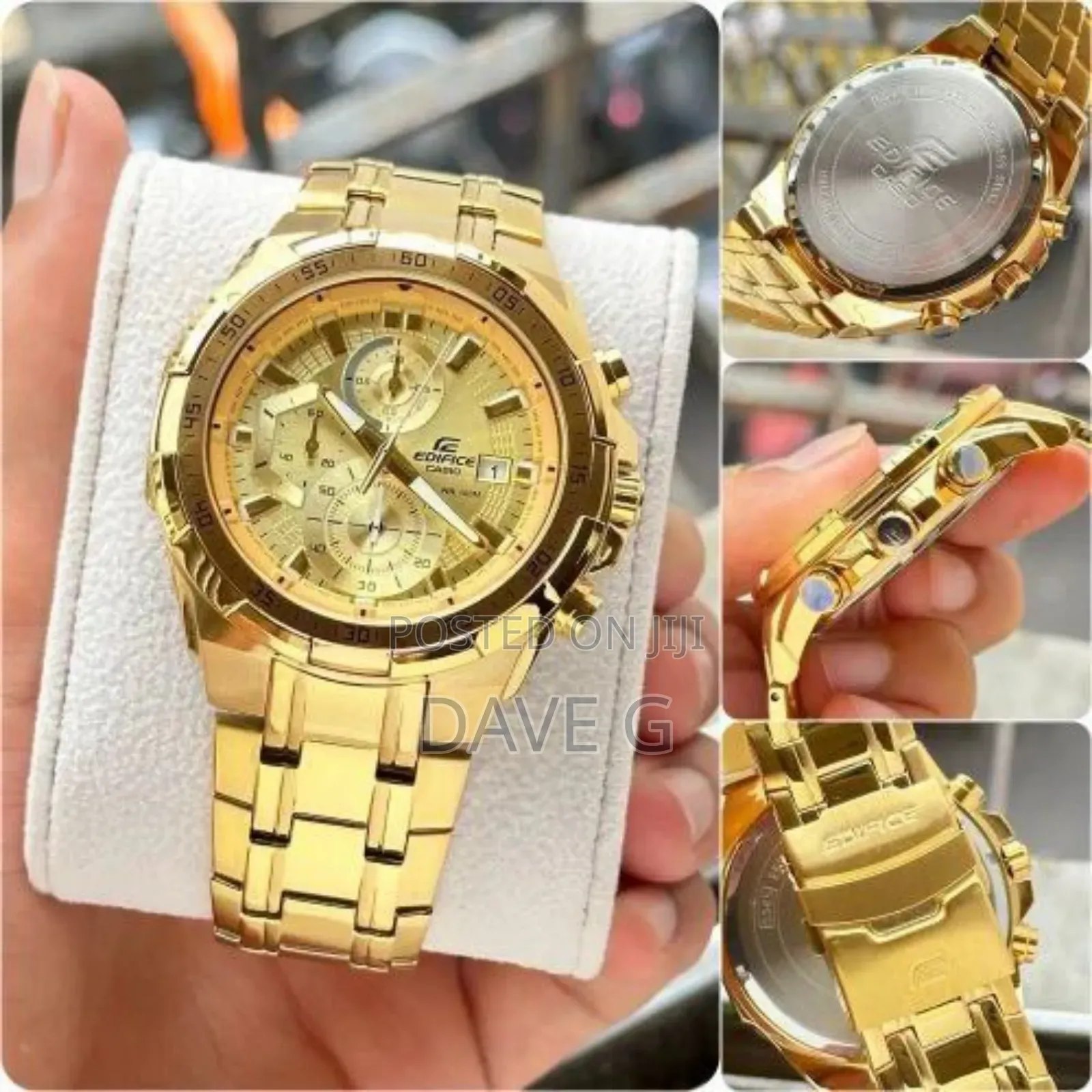 Edifice Casio Gold Watch