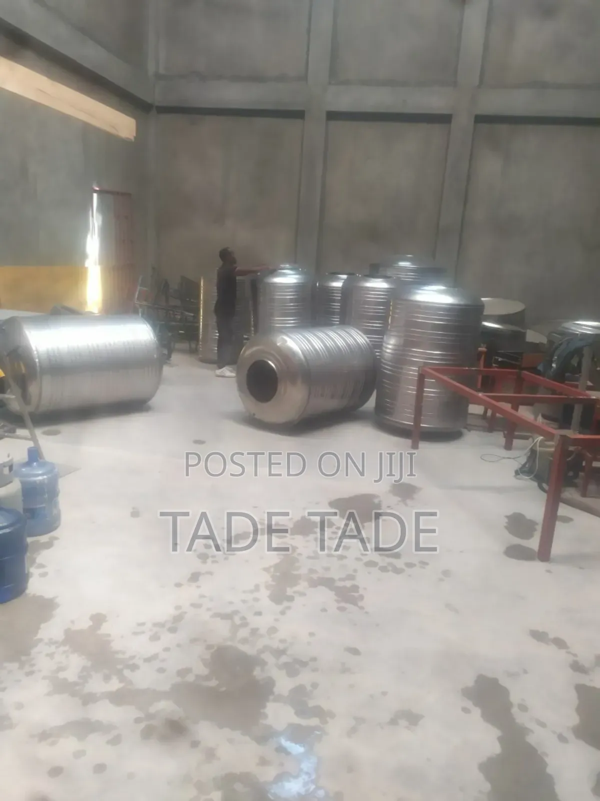 Gibson Stianless Steel Water Tanker Materials Produces