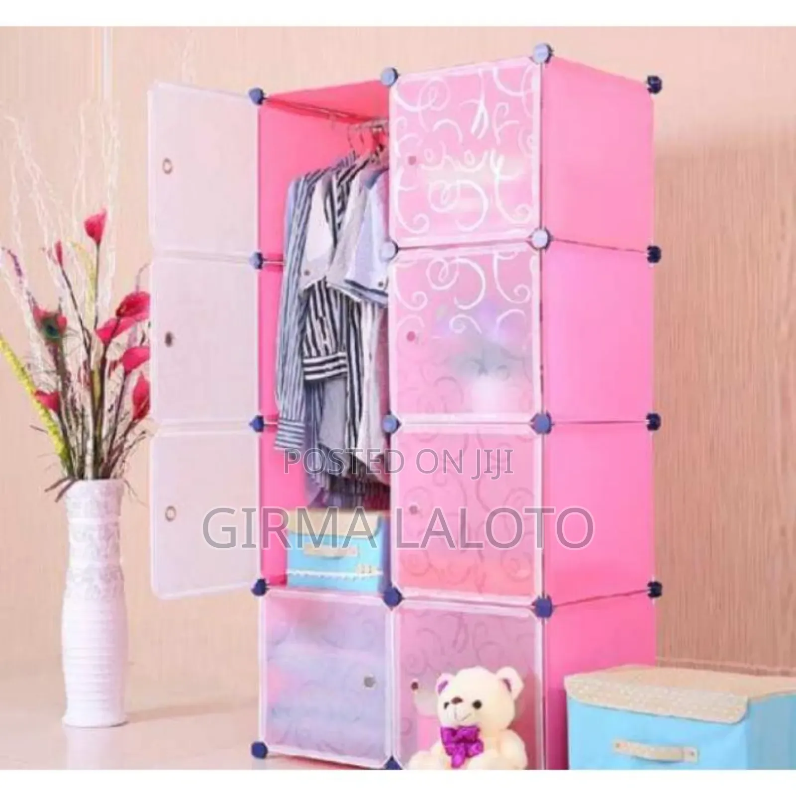 Plastic Cube Cloth Cabinet