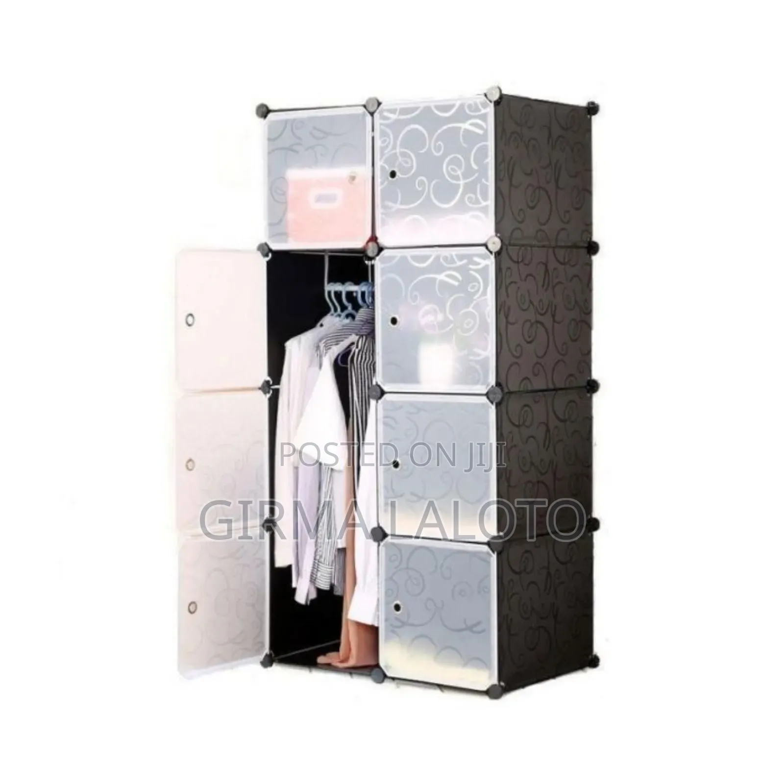 Plastic Cube Cloth Cabinet